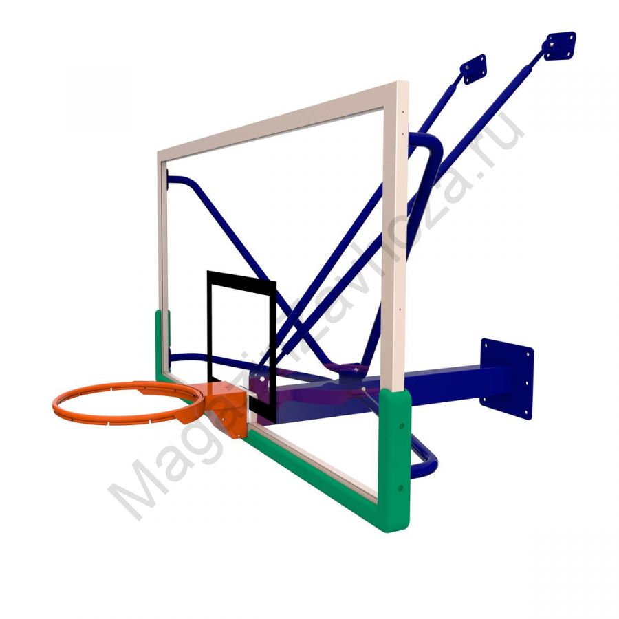 Ферма для баскетбольного щита игрового на растяжках вынос 1200 мм