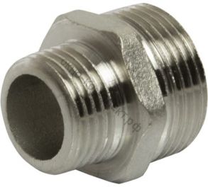 Ниппель переходной 1"1/4-3/4" (D32-20) нар/нар никель