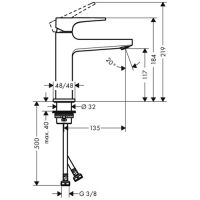 схема Hansgrohe Metropol 32507700