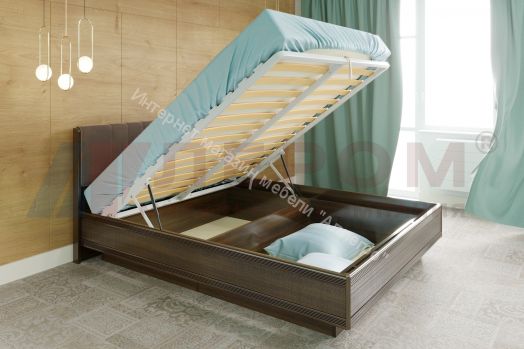 Карина Кровать КР-1013 (1,6х2,0) с П/Мех. и мягким изголовьем