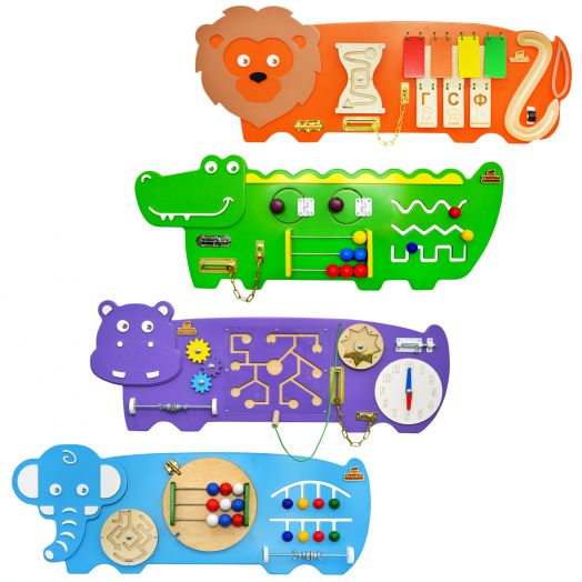 БЖ-06 Бизиборд «Слоник» (870х320 мм)