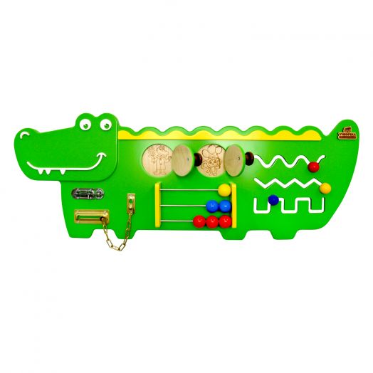 БЖ-08 Бизиборд «Крокодильчик» (870х320 мм)