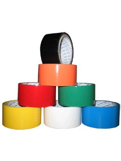 Клейкая лента цветная (цвета в ассортименте) 48мм/45мкм/50м
