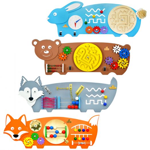 БЖ-13 Бизиборд «Лисичка» (900х320 мм)