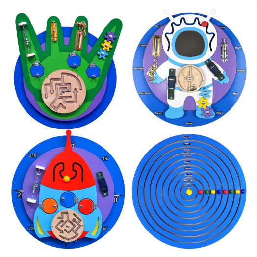 БЗК-020 Бизиборд «Ракета» (525х500 мм)