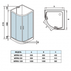 Душевая кабина WW500 WERRA 801