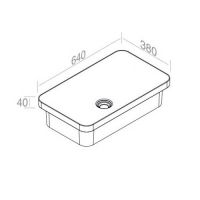 Раковина встраиваемая AET ITALIA IN-OUT RETTANGOLARE INCASSO L665T0R0V5 схема 2