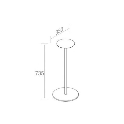 Подставка в ванную AET ITALIA SPECIAL PRODUCTS STAND PER MSOUND A001VX схема 2