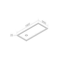 Поддон для душа AET ITALIA LEVICO PIATTO DOCCIA CON PILETTA SIFONATA INCLUSA прямоугольный DS10P90L180 схема 2