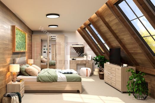 Шкаф ШК-2804 для одежды и белья Мелисса