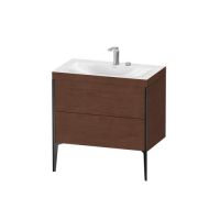 Напольная тумба с раковиной Duravit Xviu 80 х 48 с двумя выдвижными отделениями XV4710 схема 4