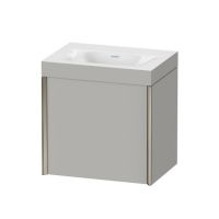 Раковина Duravit Xviu 45 х 33,3 с подвесной тумбой c-bonded XV4631 схема 1