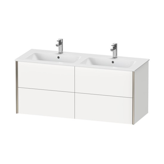 Подвесная тумба Duravit Xviu 56х128х48 для двух раковин ME by Starck 233613 ФОТО