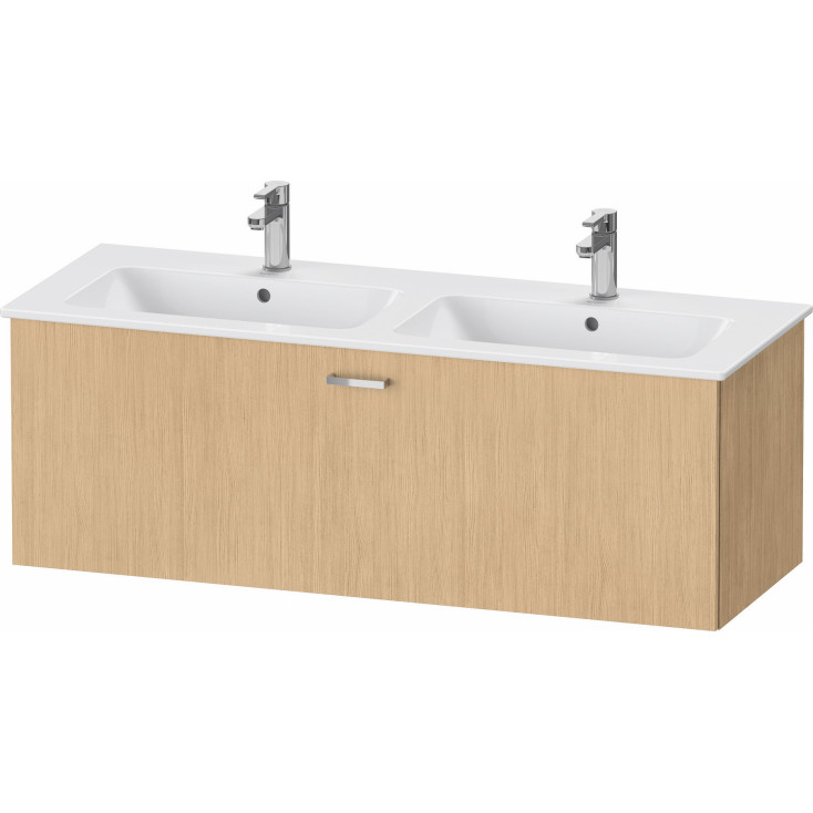 Широкая тумба подвесная Duravit Xbase 44x127x47,5  для двух раковин XB6034