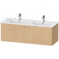 Широкая тумба подвесная Duravit Xbase 44x127x47,5  для двух раковин XB6034 схема 1