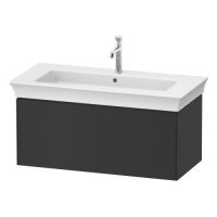 Подвесная тумба Duravit White Tulip с одним выдвижным отделением WT424 схема 2