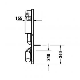 Инсталляция для унитаза Duravit WD100 ФОТО