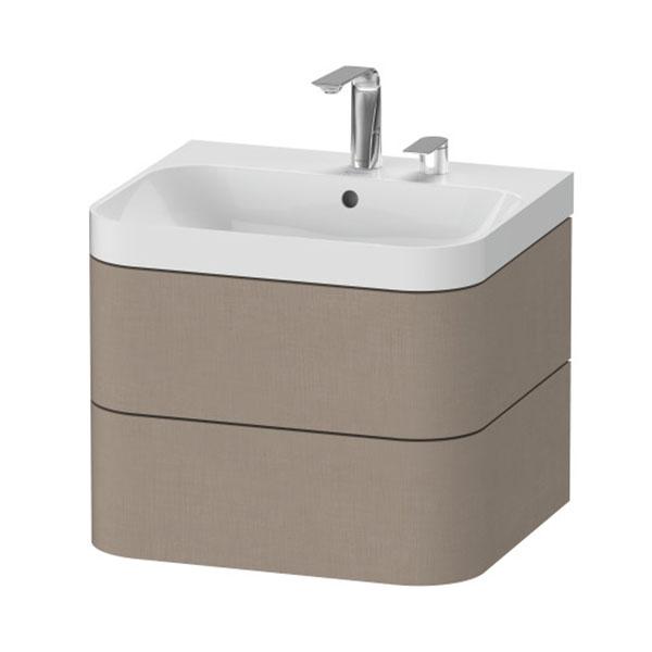 Фото Раковина с тумбой c-bonded Duravit Happy D.2 Plus 46,8x57,5x49 и двумя ящиками HP 4635