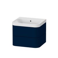 Подвесная тумба с раковиной Duravit Happy D.2 Plus 46,8x57,5x49 и двумя ящиками HP 4345 схема 3