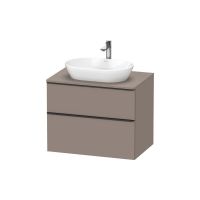 Тумба подвисная Duravit D-Neo DE496 с консолью под раковину схема 2