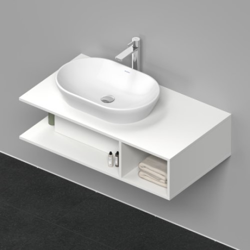 Подвесная тумба Duravit D-Neo DE492 с открытым отделением на правой стороне