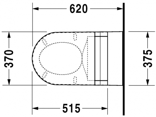 Унитаз с функцией биде Duravit Starck 2 253309 ФОТО