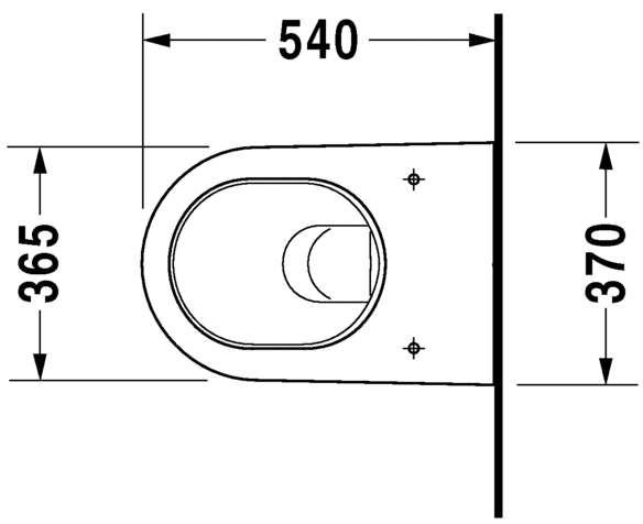 Подвесной унитаз Duravit Starck 2 253409 ФОТО