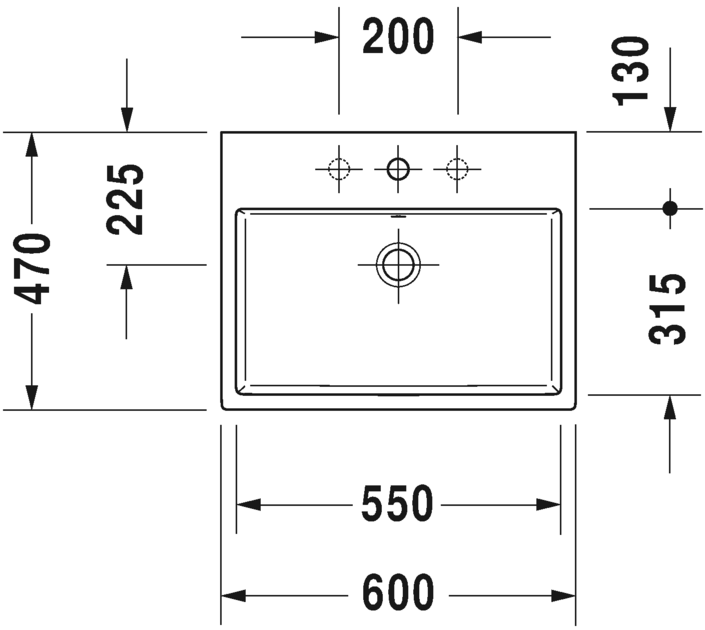 Раковина Duravit Vero Air накладная 60х47 235260 ФОТО