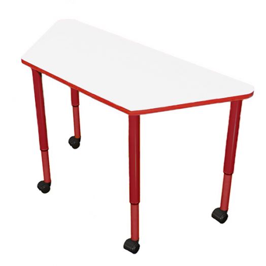 РК4КР-3020 Стол трапеция регулируемый мобильный ( ral 3020)