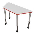 РК4КР-22 Стол трапеция регулируемый мобильный (ЛДСП 22 мм)