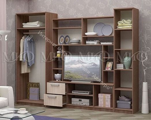 Гостиная "Флора" 2,7 м Сандал Светлый