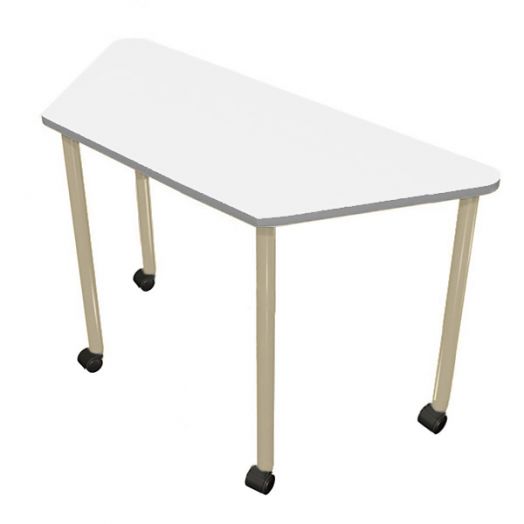 РК4К-1015 Стол трапеция мобильный ( ral 1015)