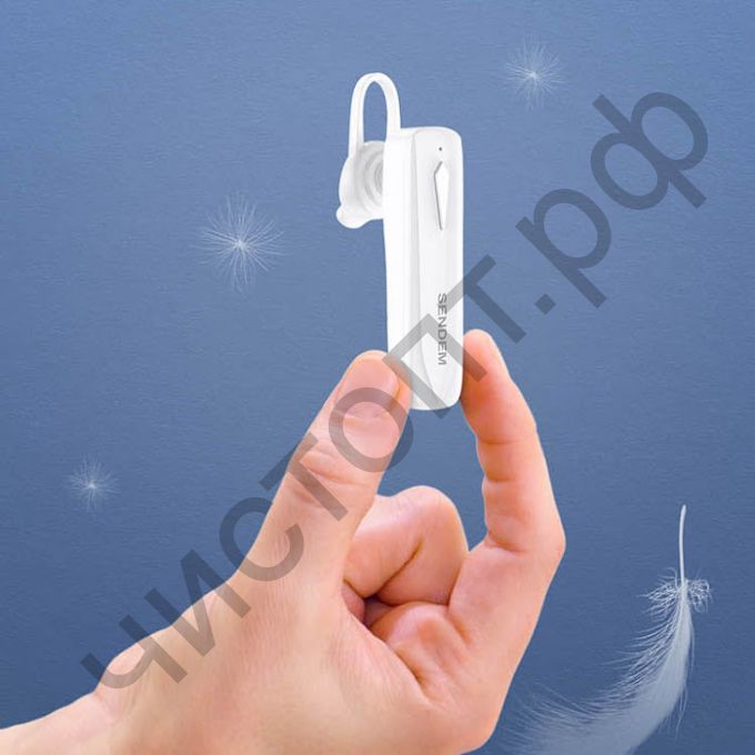 Bluetooth гарнитура моно SENDEM E22 Белая