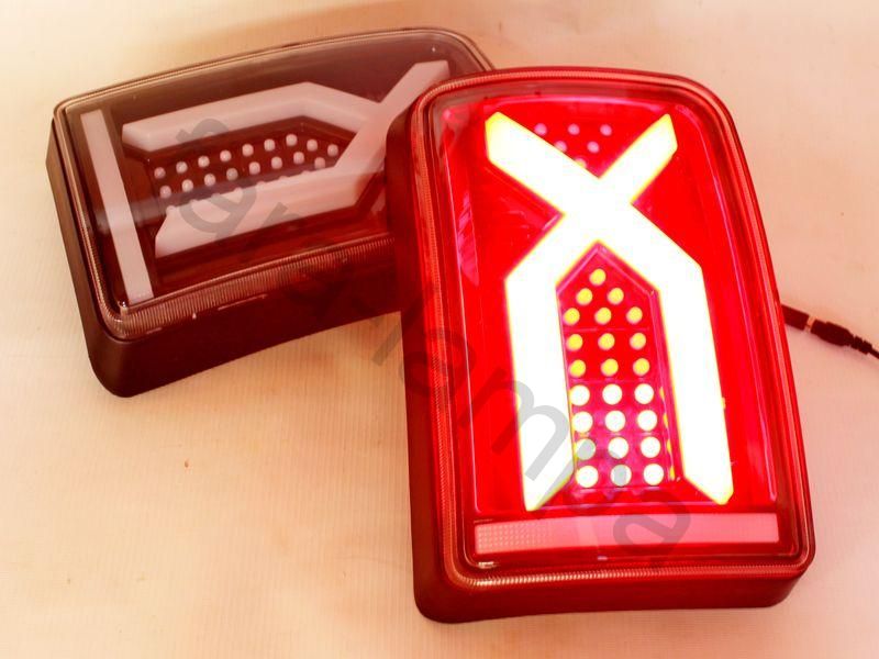 Светодиодные задние фонари на Ниву ИКС красные