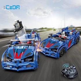 Конструктор гоночный автомобиль на управлении с катапультой 585 деталей (C51052W)