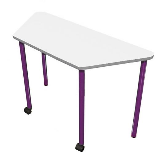 РК2К-4008 Стол трапеция мобильный ( ral 4008)