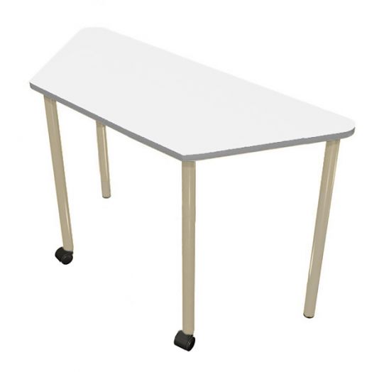 РК2К-1015 Стол трапеция мобильный ( ral 1015)