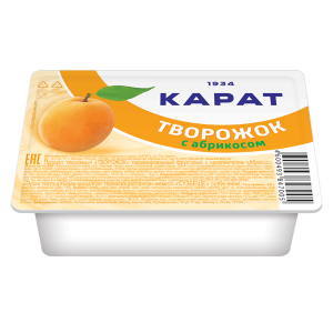 Продукт творожный КАРАТ 100г 9% Абрикос