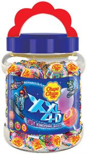 Карамель CHUPA CHUPS XXL Трио/4 D ведро Ассорти