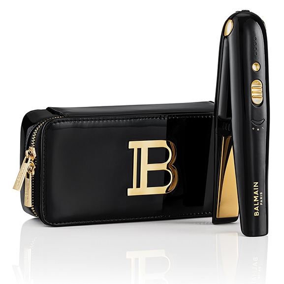 Balmain Hair Утюжок беспроводной цвет черный + золотой B713 Limited Edition Cordless Straightener FW21 Black Gold