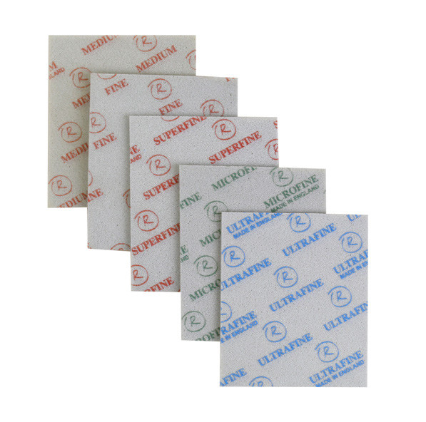RoxelPro Softback Абразивная губка 140мм. x 115мм., Super Fine, в упаковке 20шт.