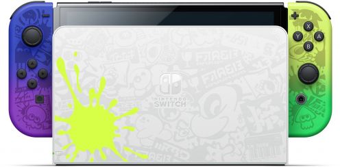 Игровая приставка Nintendo Switch OLED 64 ГБ, Splatoon 3 Edition