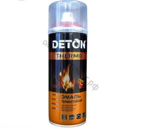 Эмаль термостойкая "DETON THERMO" (белая) 400С, аэрозоль 520мл