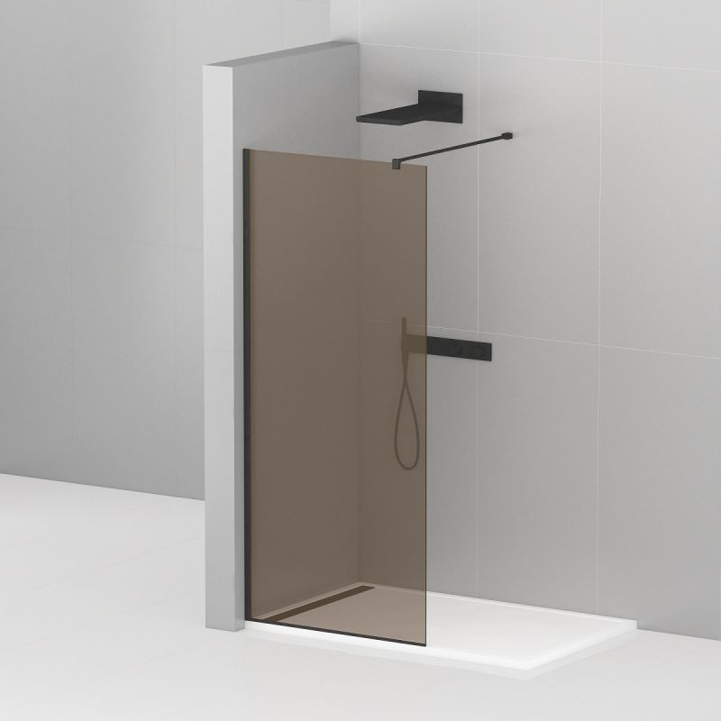 Душевая перегородка CEZARES LIBERTA-L-1-90-120-BR-NERO