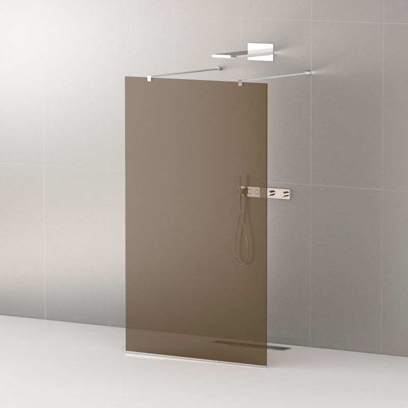 Душевая перегородка CEZARES LIBERTA-L-2-80-120-BR-Cr