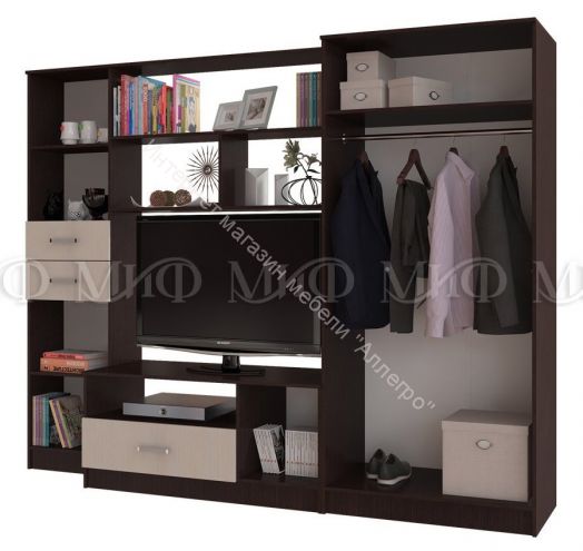 Гостиная Мечта Дуб беленый, венге