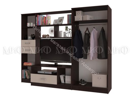 Гостиная Мечта Дуб беленый, венге