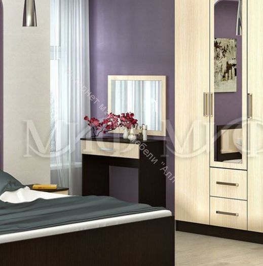 Спальня Фиеста Дуб беленый-венге