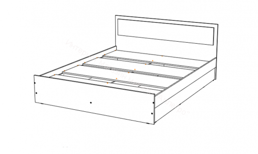 Спальня Фиеста Дуб беленый-венге