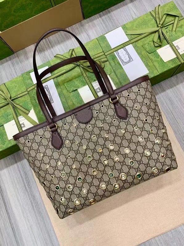 Сумка тоут  GUCCI OPHIDIA 38x28x14 cm